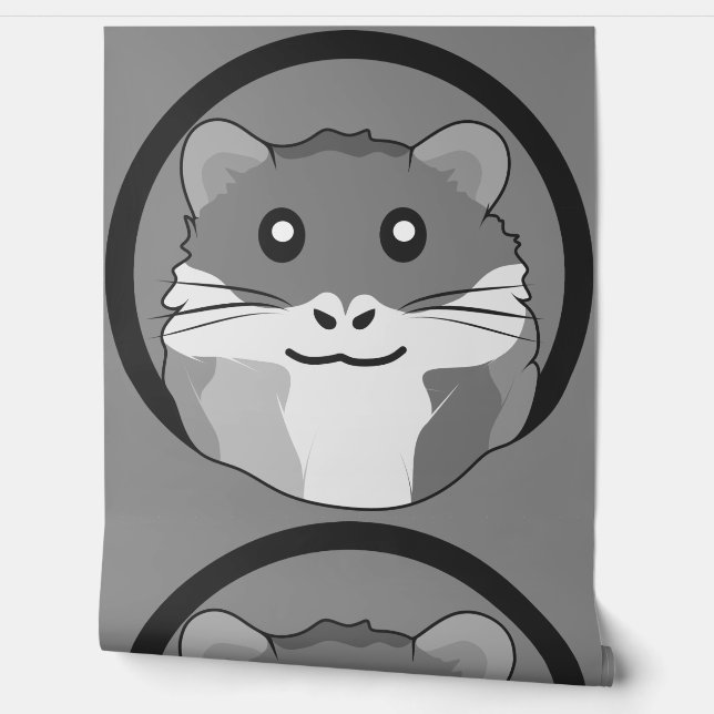 A playful and funny hamster wallpaper  (Unrolling)