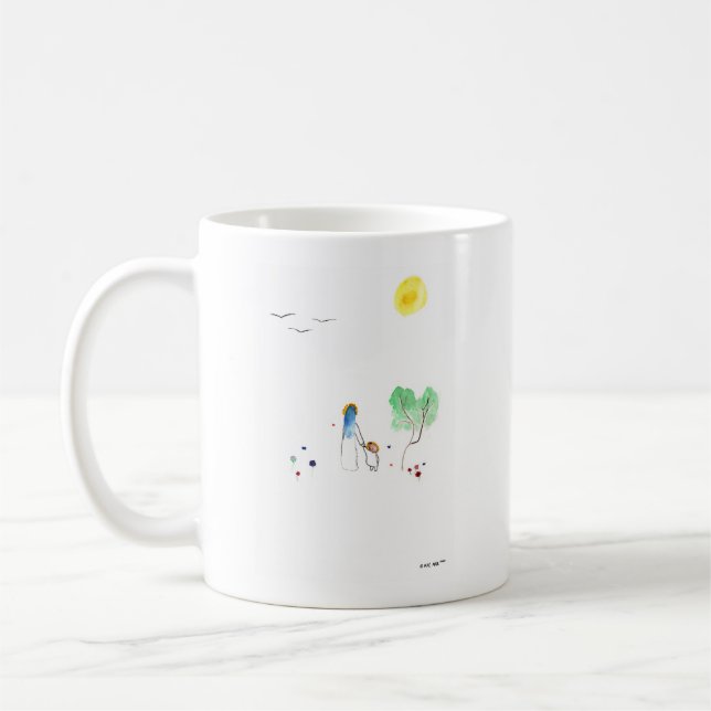 A Pleasant Walk Mug (Left)