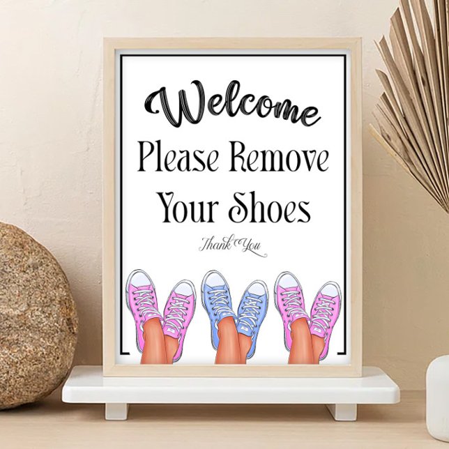 A Please Remove Shoes Sign (Creator Uploaded)