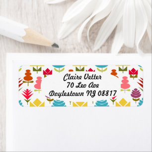 A Plethora of Flowers Label