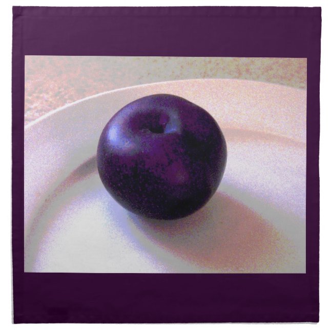 A Plum Cloth Napkin (Front)