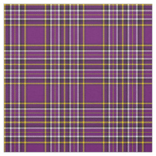 Sage green plaid yellow/black stripe fabric