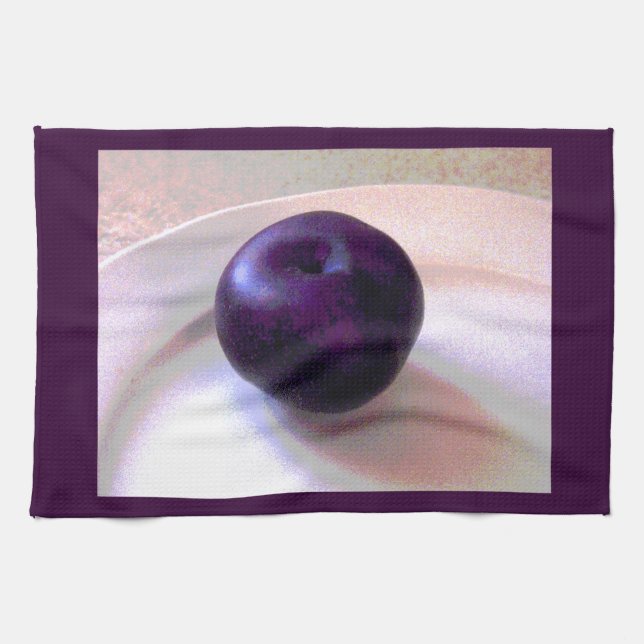 A Plum Towel (Horizontal)