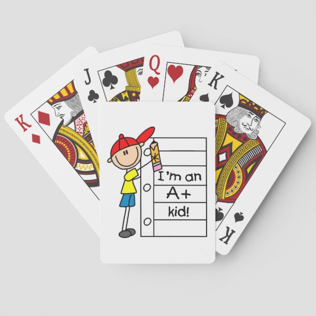A Plus Kid Poker Cards (Back)