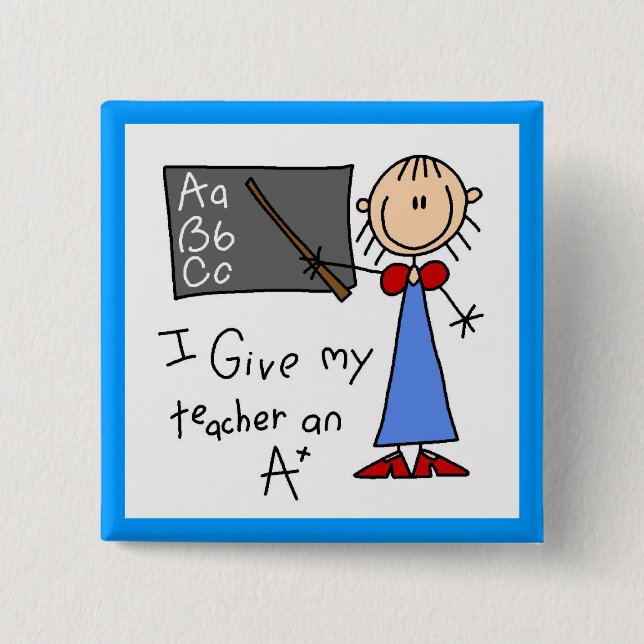 A Plus Teacher Button (Front)