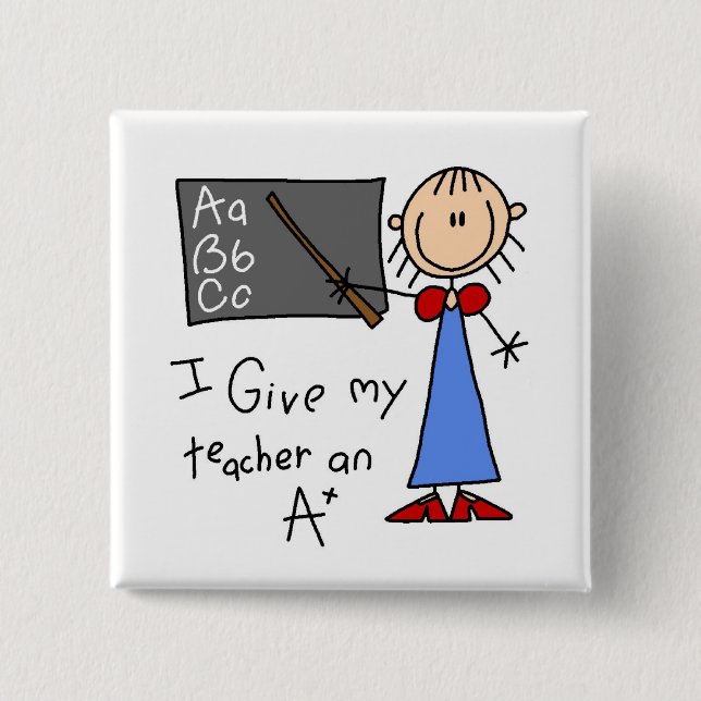 A Plus Teacher Button (Front)