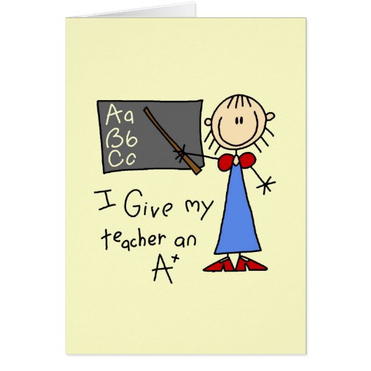 A Plus Teacher Cards (Front)