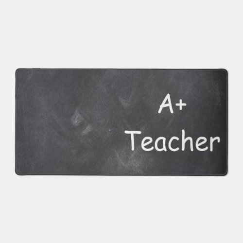 A Plus Teacher Chalkboard Design Class Decoration Desk Mat