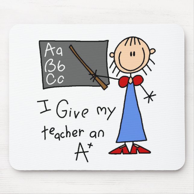 A Plus Teacher Mouse Pad (Front)