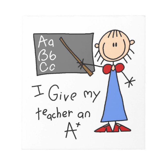 A Plus Teacher Notepad (Front)