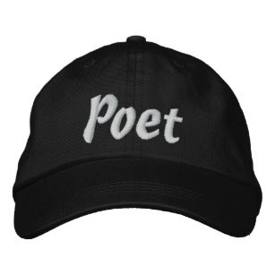 A Poet's Hat! Embroidered Baseball Cap