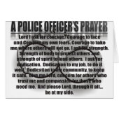 A POLICE OFFICER'S PRAYER (Front Horizontal)