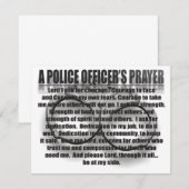 A POLICE OFFICER'S PRAYER (Front/Back)