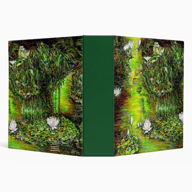 A Pond with Unpure Thoughts 3 Ring Binder (Background)