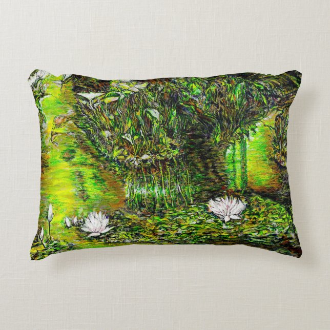 A Pond with Unpure Thoughts Accent Pillow (Front)