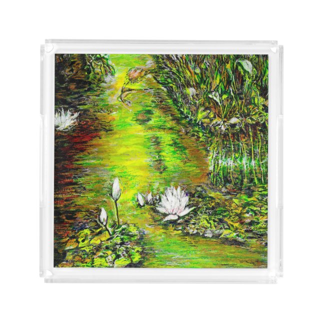 A Pond with Unpure Thoughts Acrylic Tray (Front)