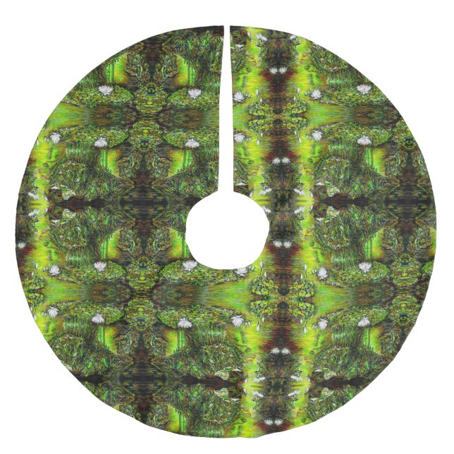A Pond with Unpure Thoughts Brushed Polyester Tree Skirt (Front)