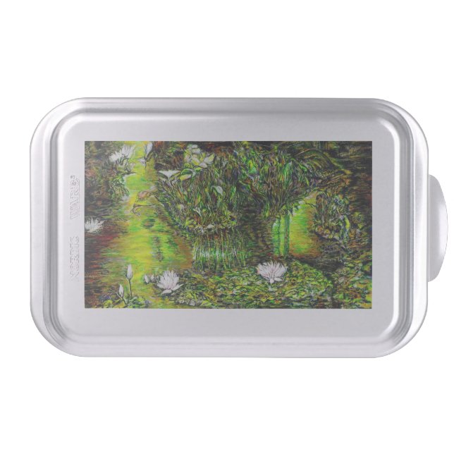 A Pond with Unpure Thoughts Cake Pan (Front)