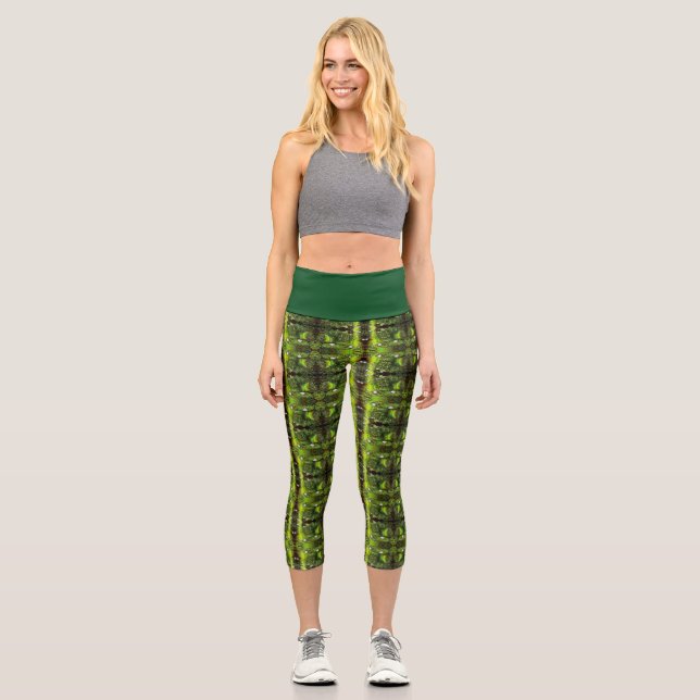 A Pond with Unpure Thoughts Capri Leggings (Front)