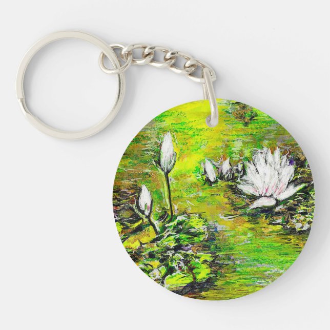 A Pond with Unpure Thoughts Keychain (Front)
