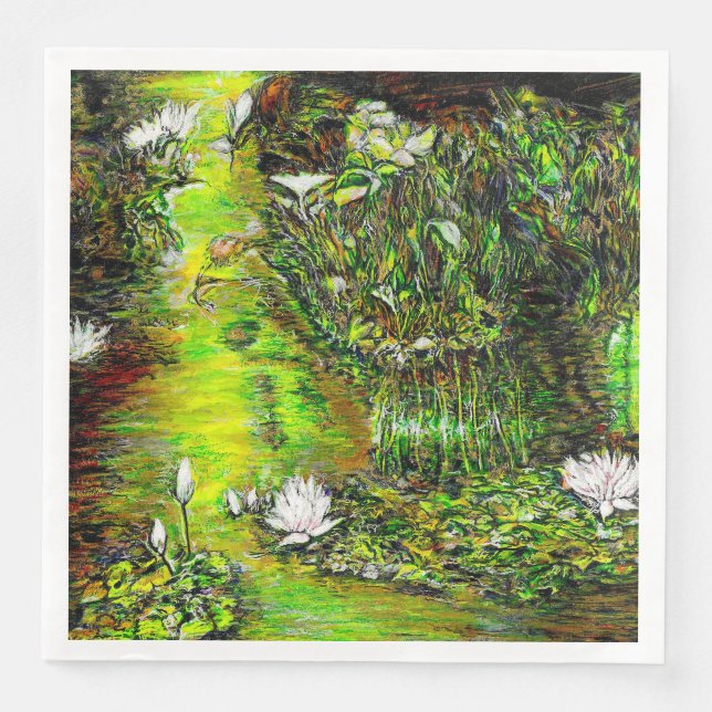 A Pond with Unpure Thoughts Paper Dinner Napkins (Front)