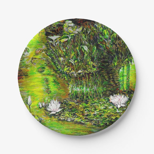 A Pond with Unpure Thoughts Paper Plates (Front)