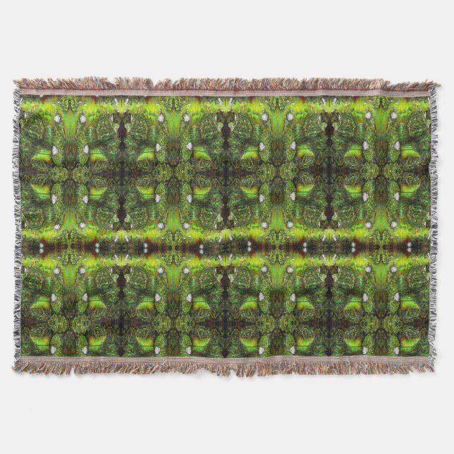 A Pond with Unpure Thoughts Throw Blanket (Front)