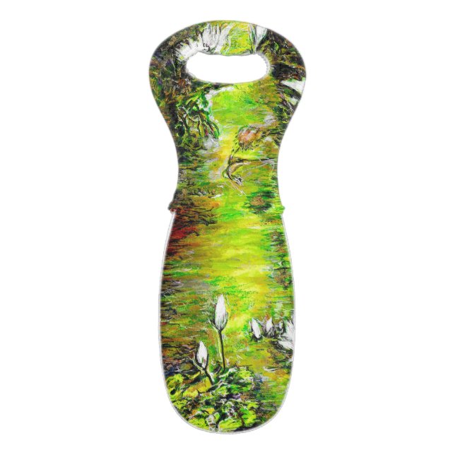 A Pond with Unpure Thoughts Wine Bag (Front Flat)