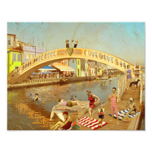 A Ponte dos Carcavelos. Aveiro. Portugal Photo Print