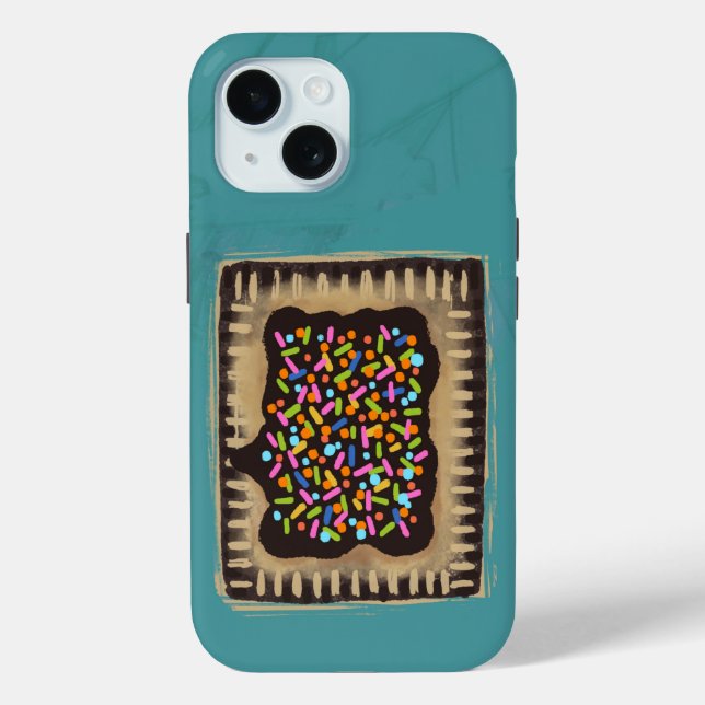 A pop art Pop Tart makes a fun phone case! Case-Mate iPhone Case (Back)
