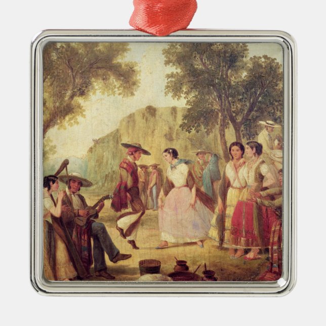 A Popular Dance Metal Ornament (Front)