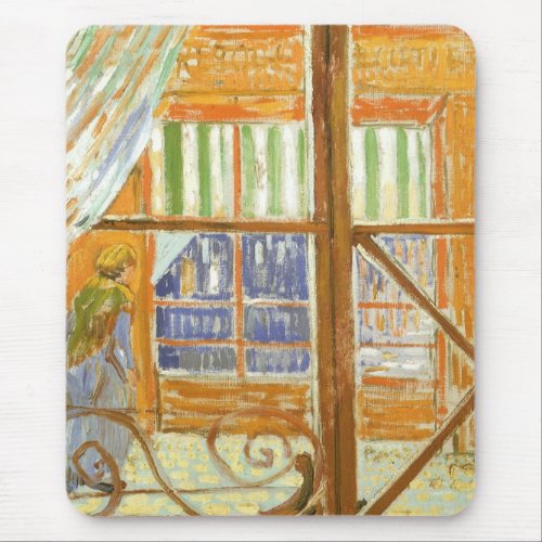 A Pork Butchers Shop Window by Vincent van Gogh Mouse Pad