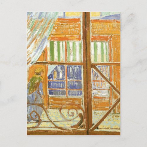 A Pork Butchers Shop Window by Vincent van Gogh Postcard