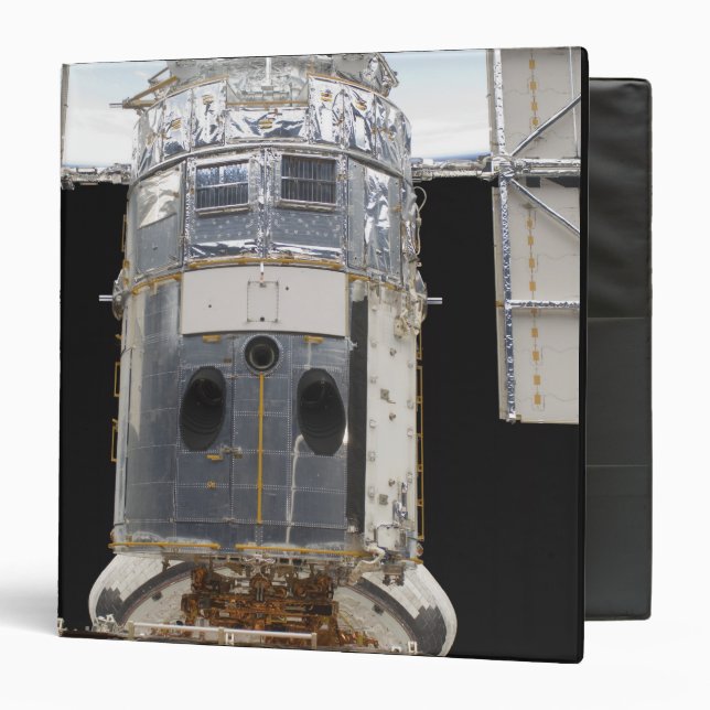 A portion of the Hubble Space Telescope 3 Ring Binder (Front/Inside)