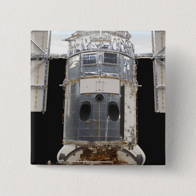 A portion of the Hubble Space Telescope Pinback Button (Front)