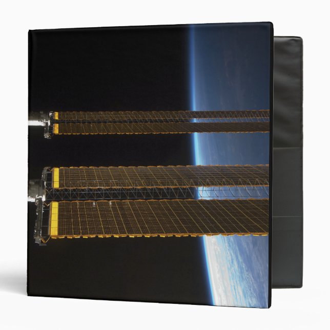 A portion of the International Space Station 2 3 Ring Binder (Front/Inside)