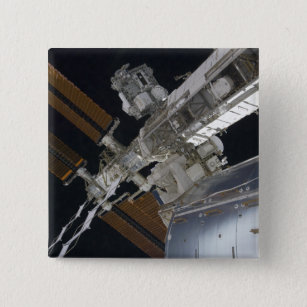 A portion of the International Space Station 3 Pinback Button
