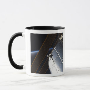 A portion of the International Space Station Mug