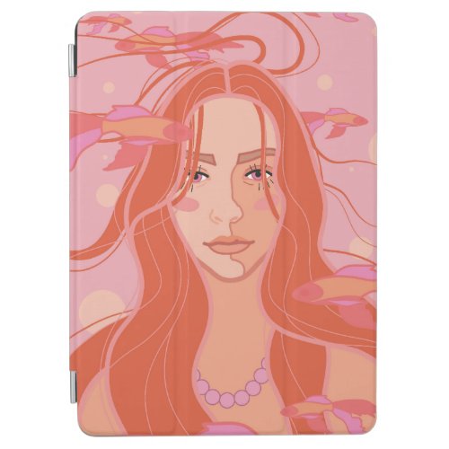  a portrait of a girl iPad air cover