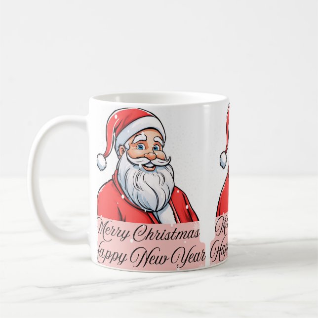 A portrait of Santa Claus Coffee Mug (Left)