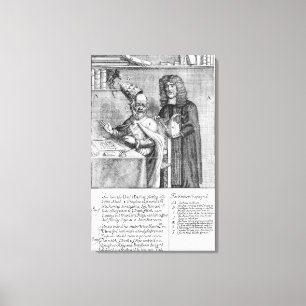 A Portrayal of Titus Oates Canvas Print