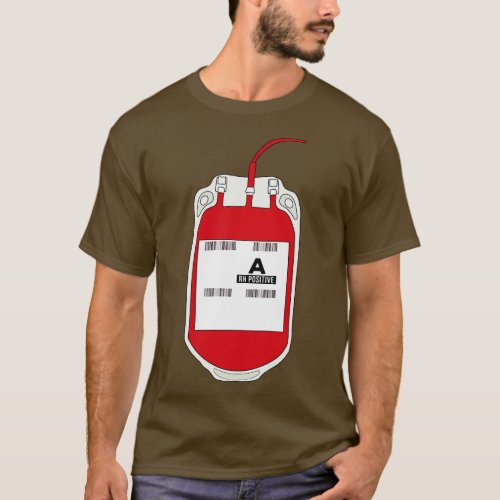 A Positive Blood Bag T_Shirt