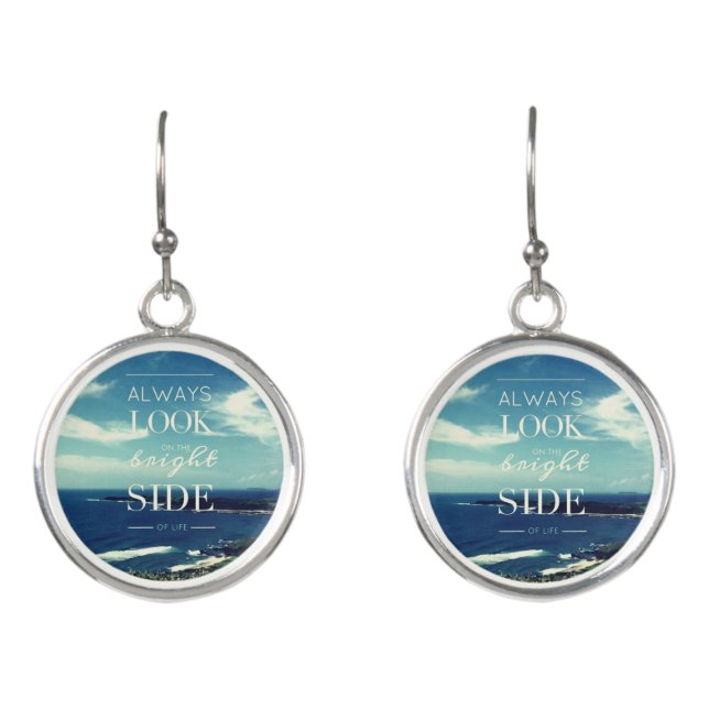 A Positive Outlook on Life / ©Seascape Earrings (Front)