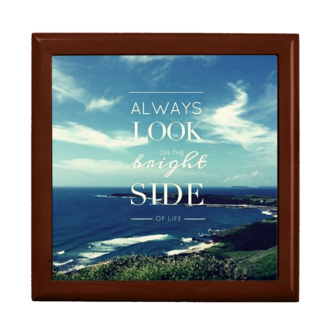 A Positive Outlook on Life / ©Seascape Jewelry Box (Front)