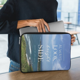 A Positive Outlook on Life / ©Seascape Laptop Sleeve