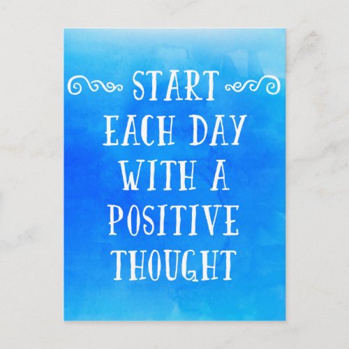 A Positive Thought Postcard