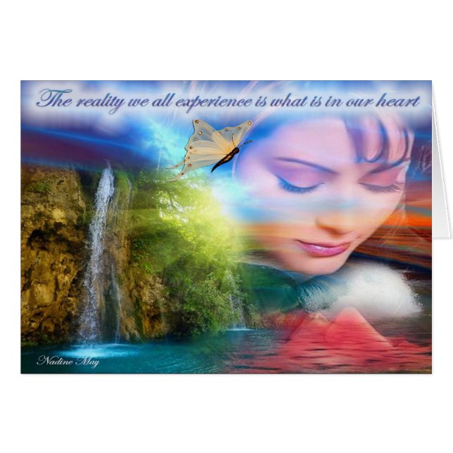 A positive uplifting reminder Quote Cards (Front Horizontal)