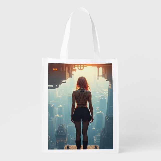 A Postcard from the Future Grocery Bag (Front)