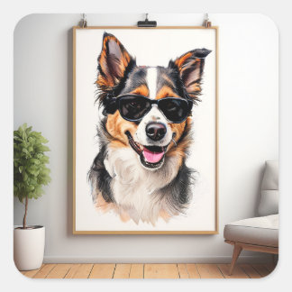 A poster for dog lovers Man's Best Friend Square Sticker