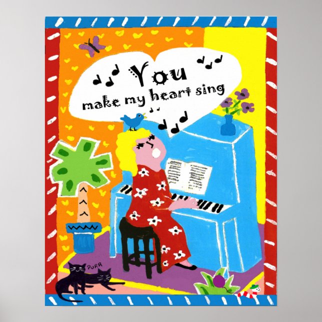 A poster to make your heart sing (Front)